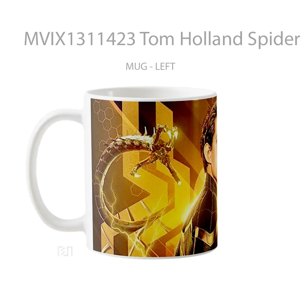 Mug Tom Holland Spider Man No Way Home Gelas Superhero - All-side / Desain