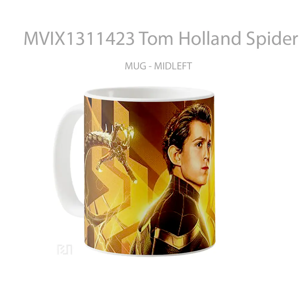 Mug Tom Holland Spider Man No Way Home Gelas Superhero - All-side / Desain