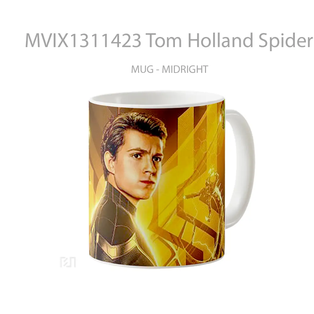 Mug Tom Holland Spider Man No Way Home Gelas Superhero - All-side / Desain