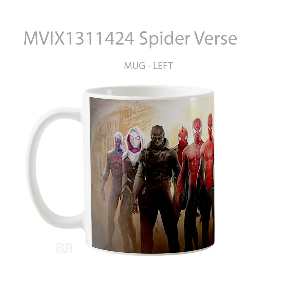 Mug Spider Verse Gelas Keramik Unik - All-side / Desain