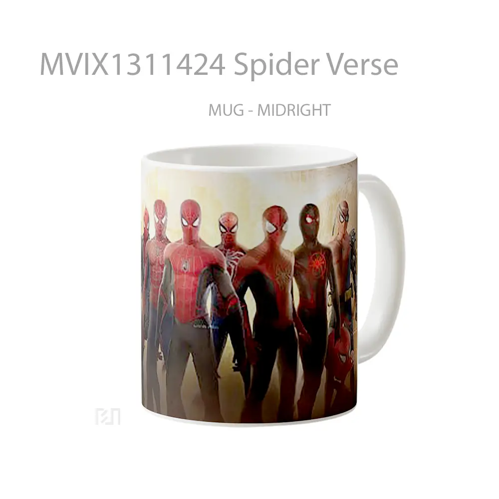 Mug Spider Verse Gelas Keramik Unik - All-side / Desain