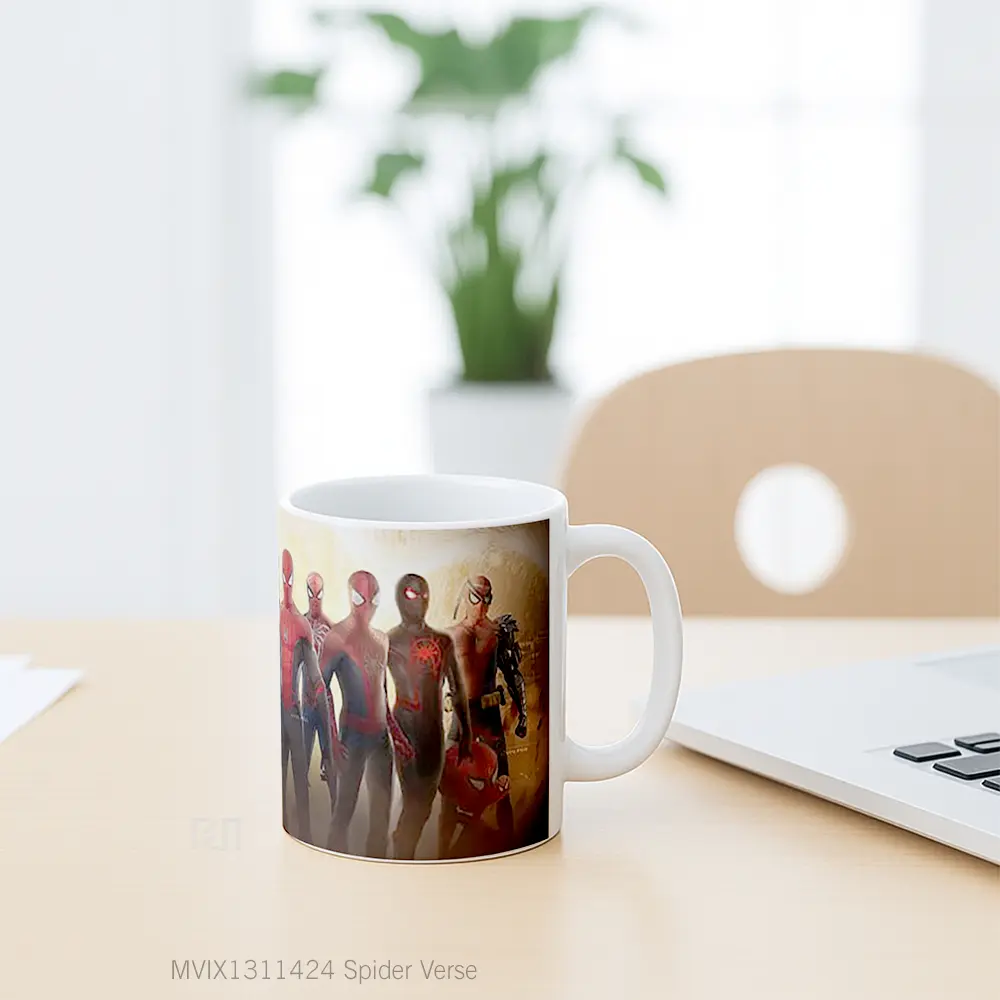 Mug Spider Verse Gelas Keramik Unik - All-side / Desain