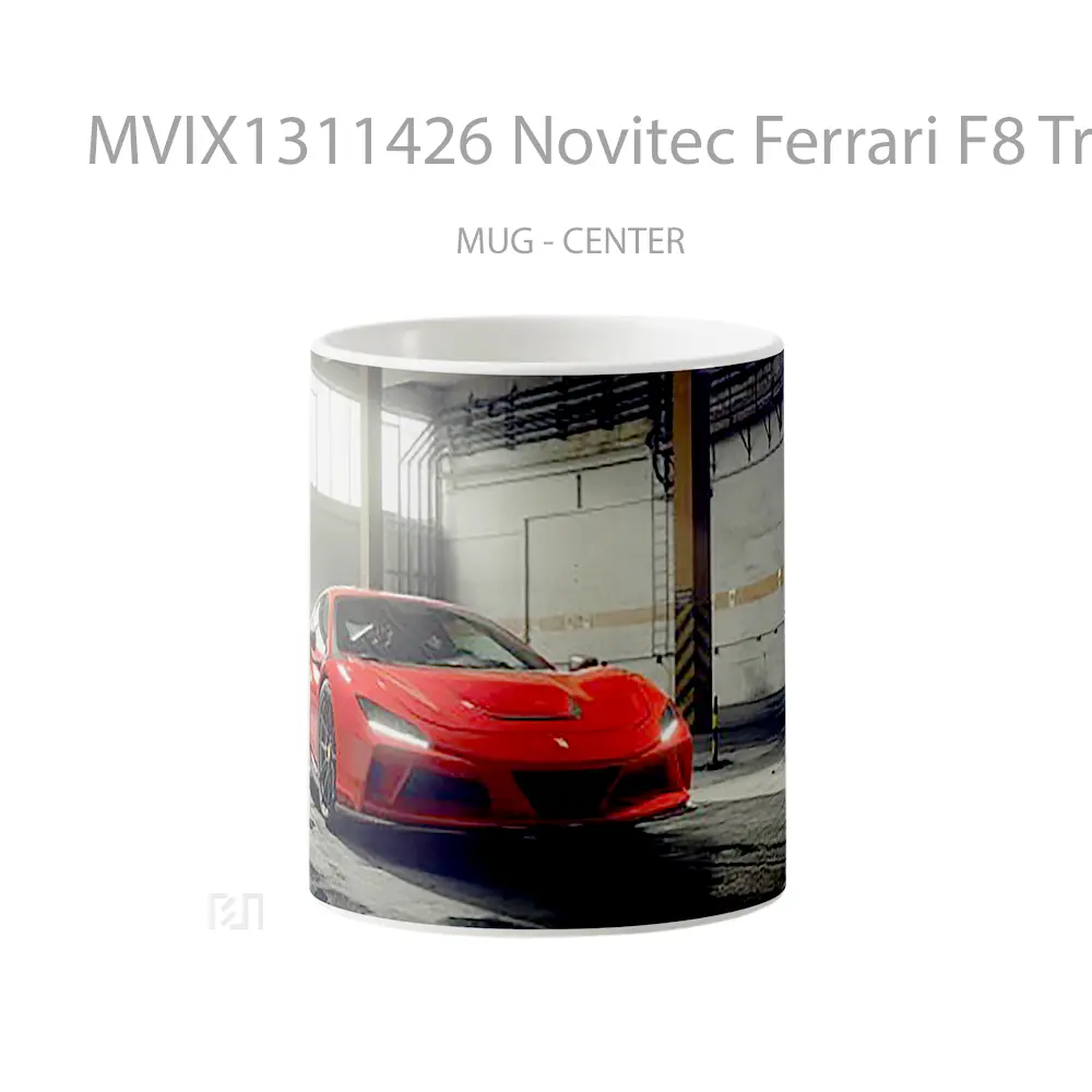 Mug Novitec Ferrari F8 Tributo Cangkir Mobil