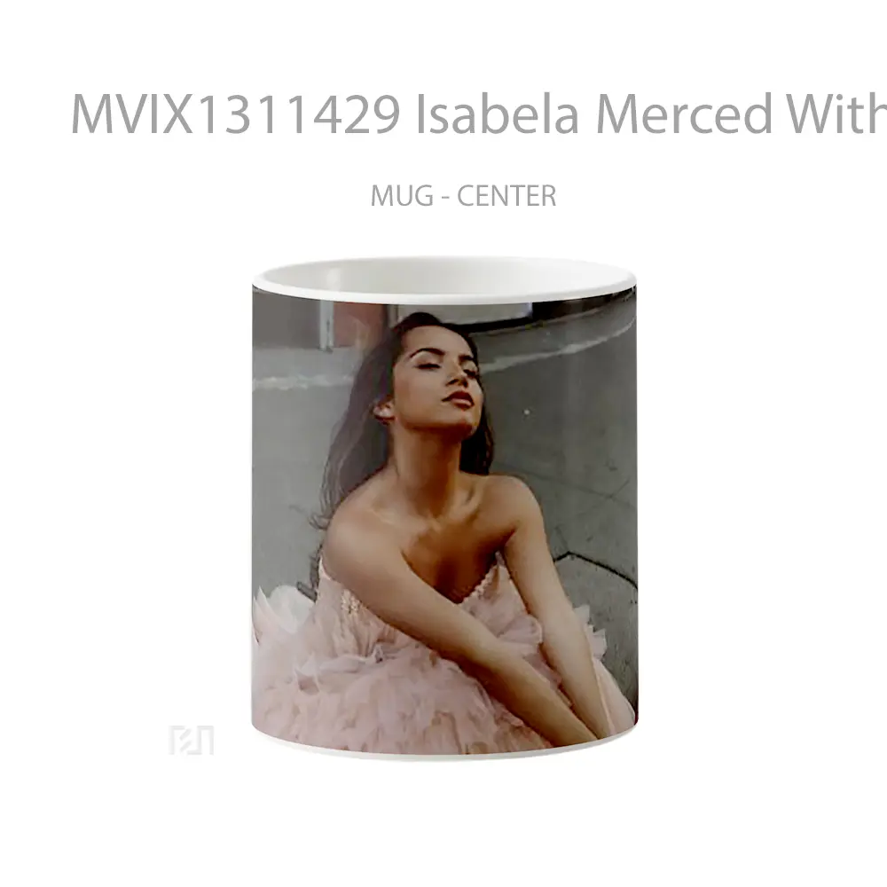 Mug Isabela Merced With Pink Dress Gelas Keramik Unik