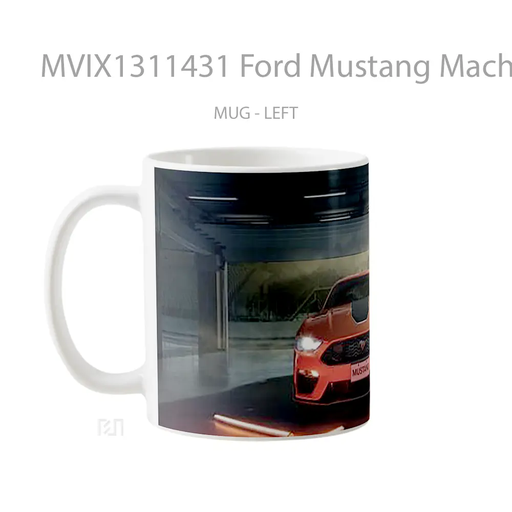 Mug Ford Mustang Mach 2021 Cangkir Mobil - All-side / Desain