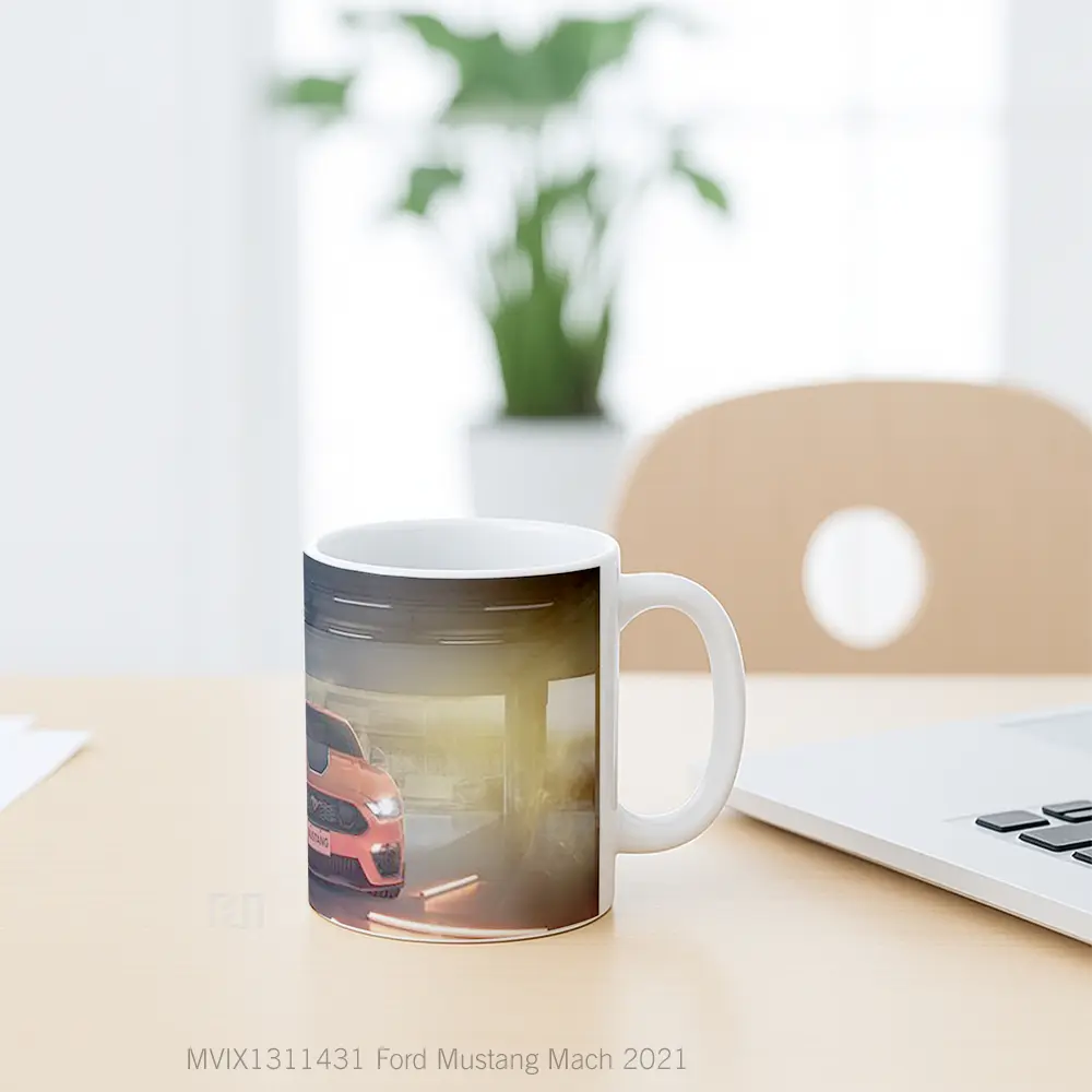 Mug Ford Mustang Mach 2021 Cangkir Mobil - All-side / Desain