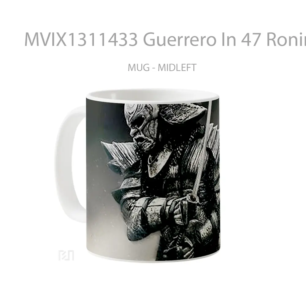 Mug Guerrero In 47 Ronin Gelas Keramik Unik - All-side / Desain
