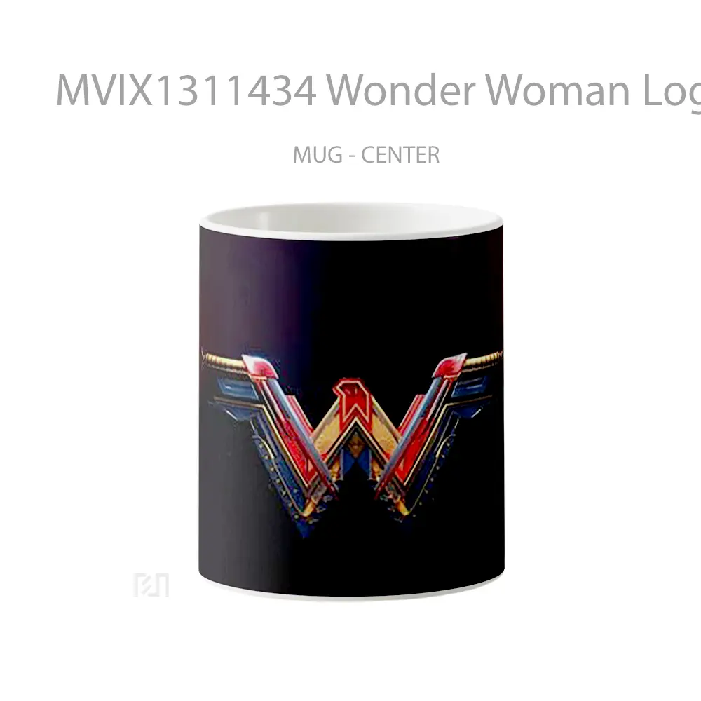 Mug Wonder Woman Logo Gelas Superhero
