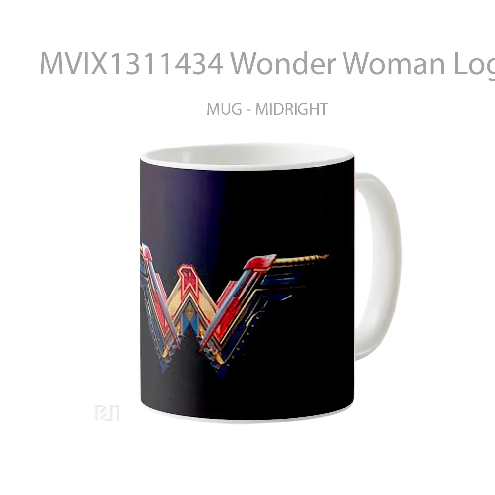 Mug Wonder Woman Logo Gelas Superhero - All-side / Desain