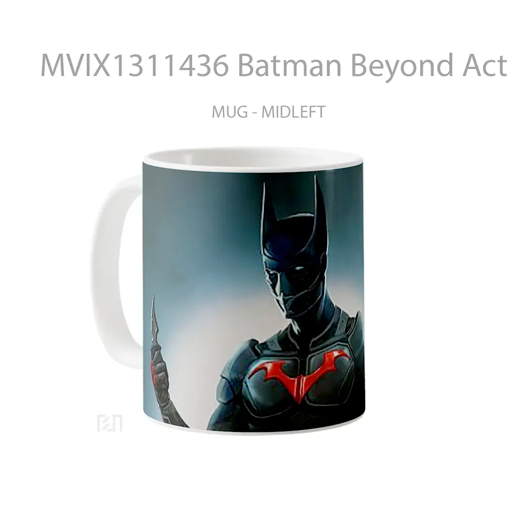 Mug Batman Beyond Action Suit Gelas Superhero - All-side / Desain