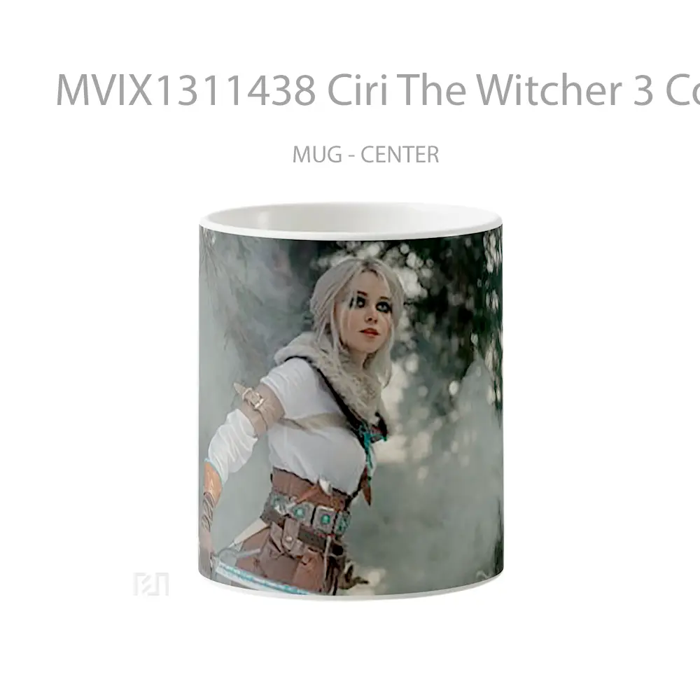 Mug Ciri The Witcher 3 Cosplay Gelas Keramik Unik