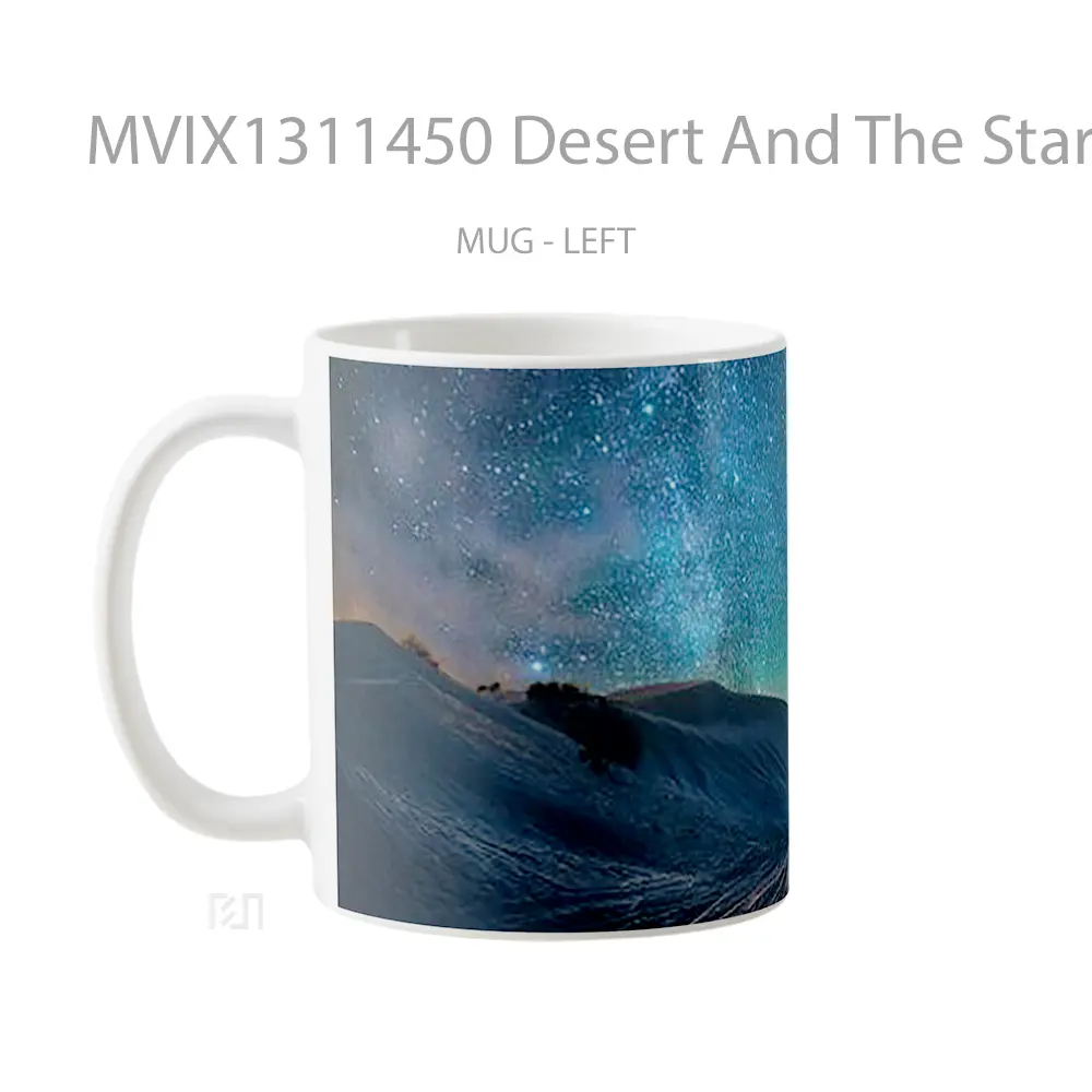 Mug Desert And The Stars Gelas Pemandangan Alam - All-side / Desain