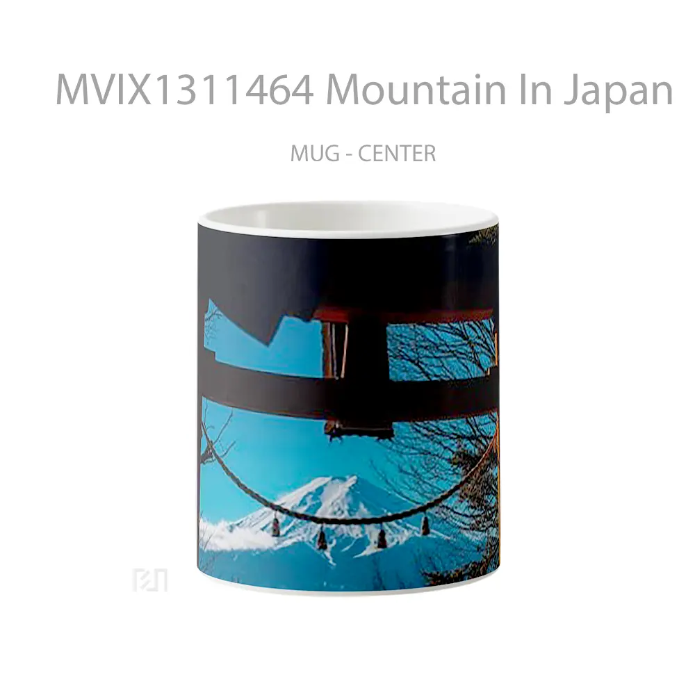 Mug Mountain In Japan Gelas Pemandangan Alam
