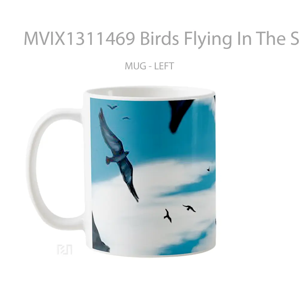 Mug Birds Flying In The Sky Gelas Hewan Lucu - All-side / Desain