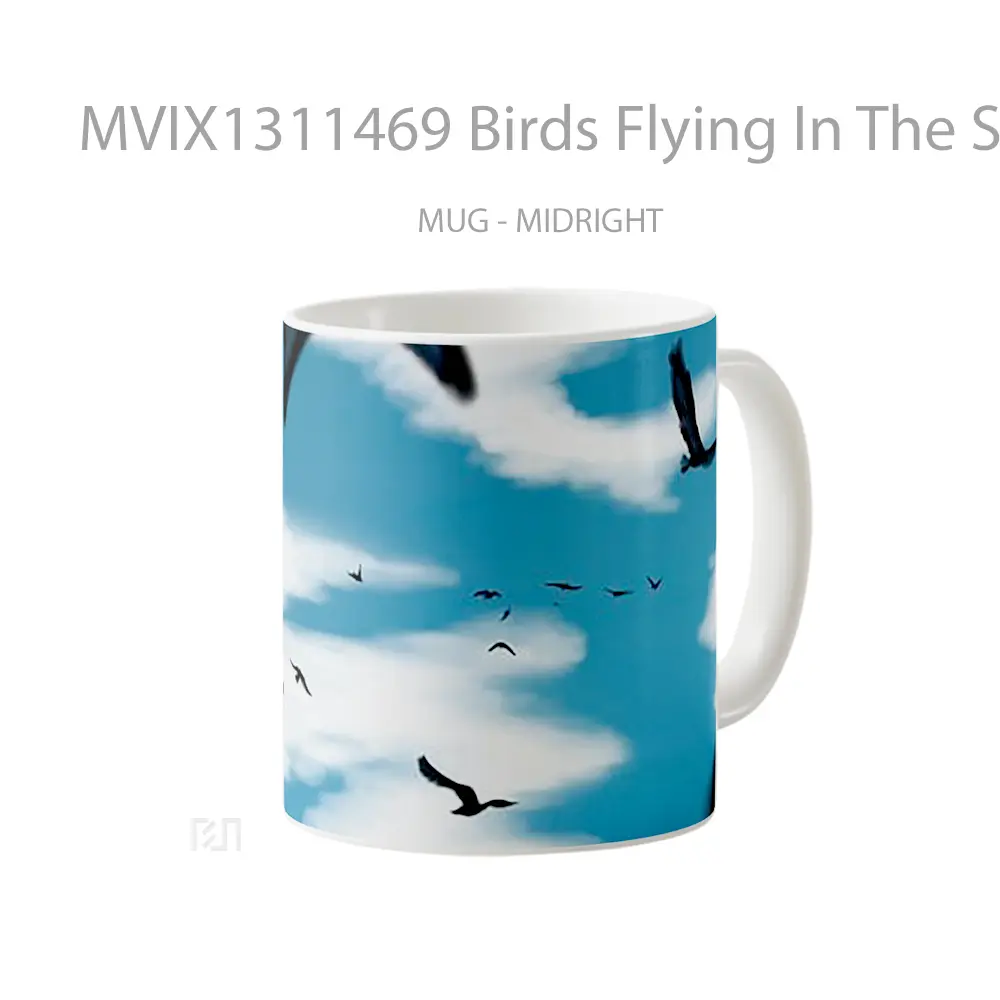 Mug Birds Flying In The Sky Gelas Hewan Lucu - All-side / Desain