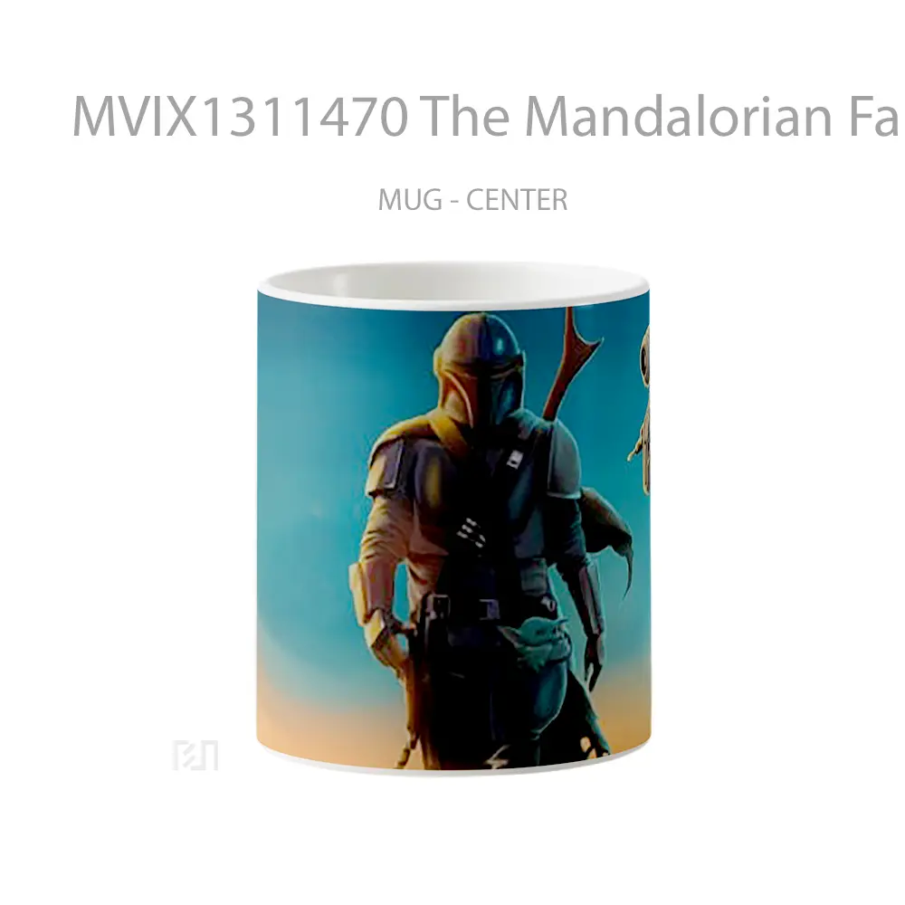 Mug The Mandalorian Fanart Gelas Star Wars
