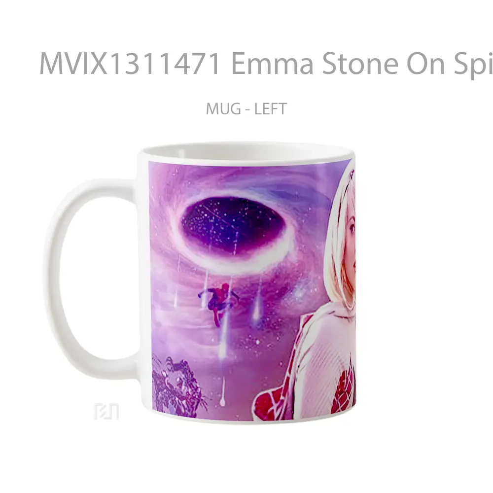 Mug Emma Stone On Spider Man No Way Home Gelas Superhero - All-side / Desain
