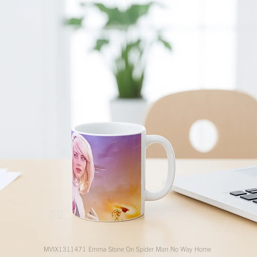 Mug Emma Stone On Spider Man No Way Home Gelas Superhero - All-side / Desain