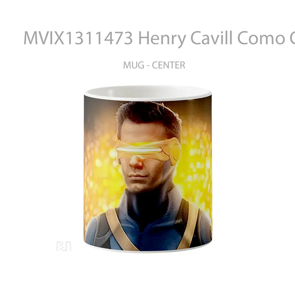 Mug Henry Cavill Como Cyclops Fan Art Gelas Superhero