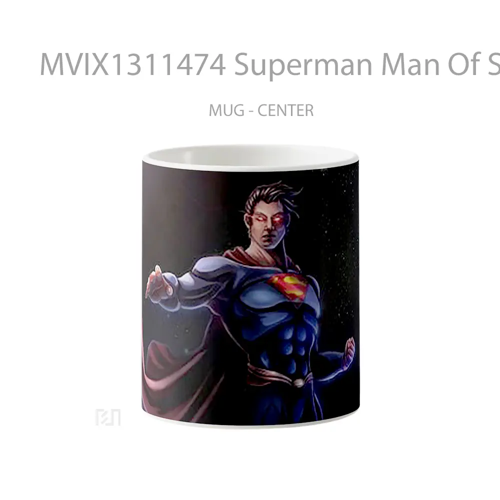 Mug Superman Man Of Steel Comic Art Gelas Superhero