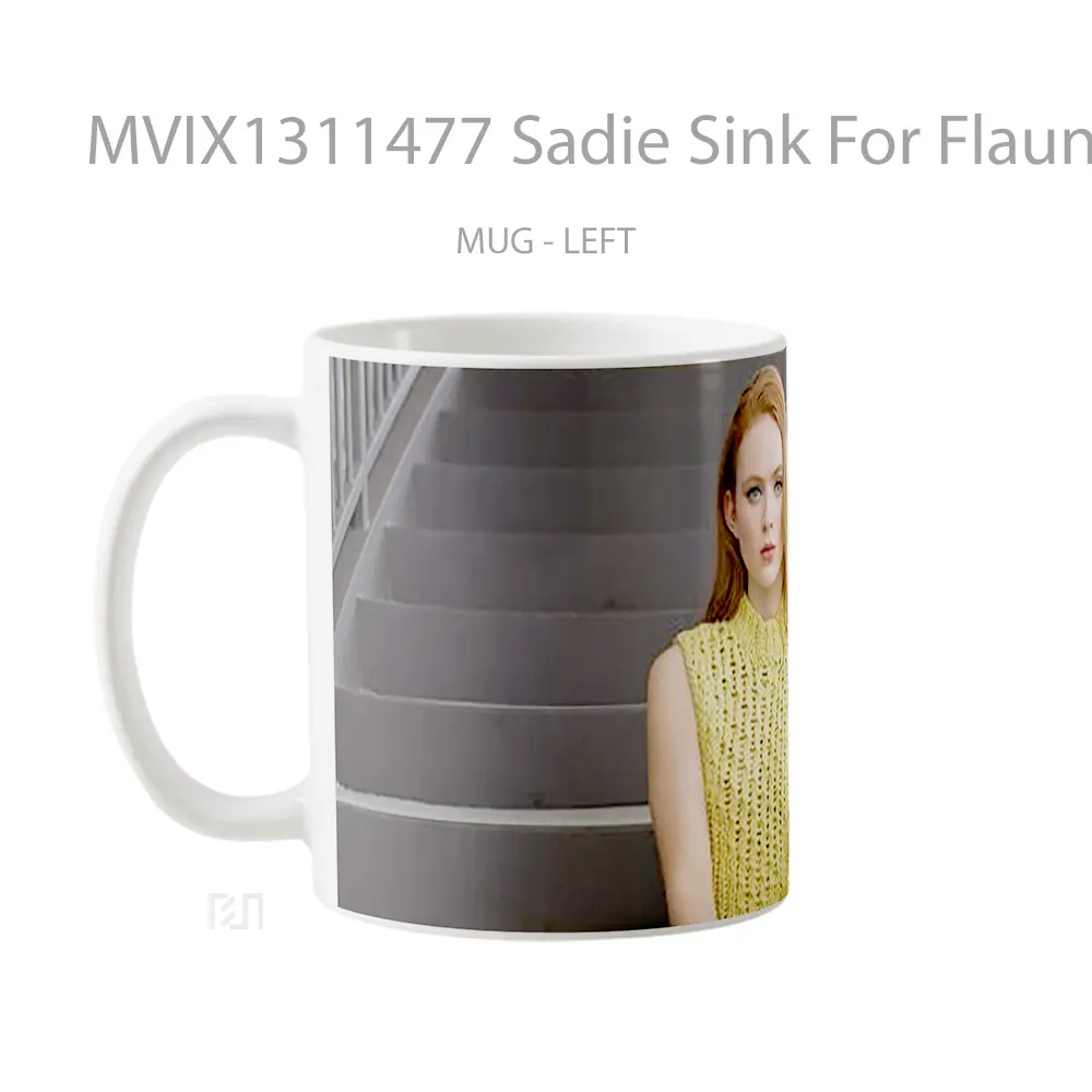 Mug Sadie Sink For Flaunt Magazine Gelas Keramik Unik - All-side / Desain