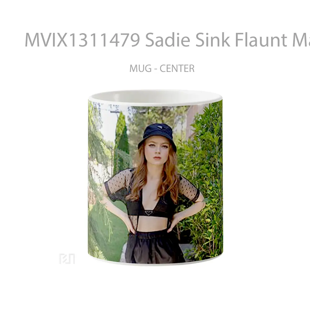 Mug Sadie Sink Flaunt Magazine Gelas Keramik Unik