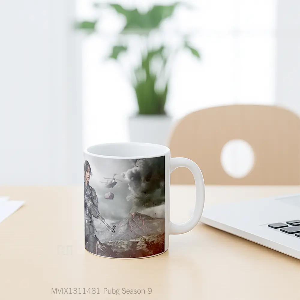Mug Pubg Season 9 Cangkir Gamer - All-side / Desain