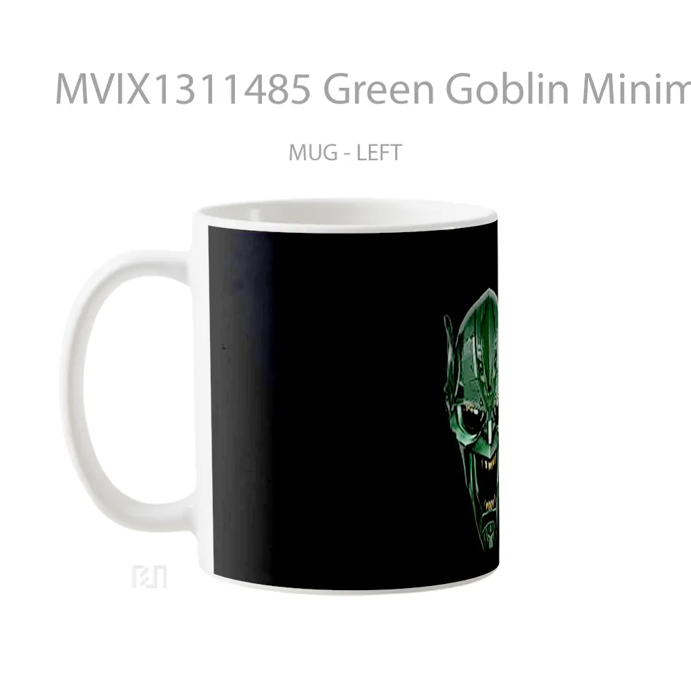 Mug Green Goblin Minimal Gelas Keramik Unik - All-side / Desain