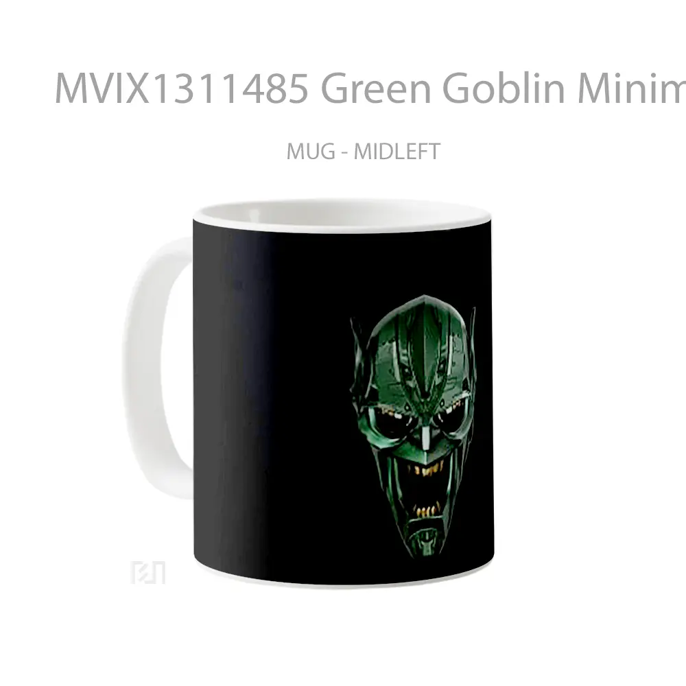Mug Green Goblin Minimal Gelas Keramik Unik - All-side / Desain
