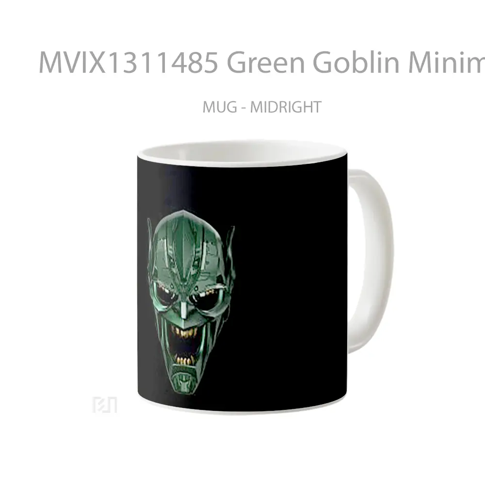 Mug Green Goblin Minimal Gelas Keramik Unik - All-side / Desain