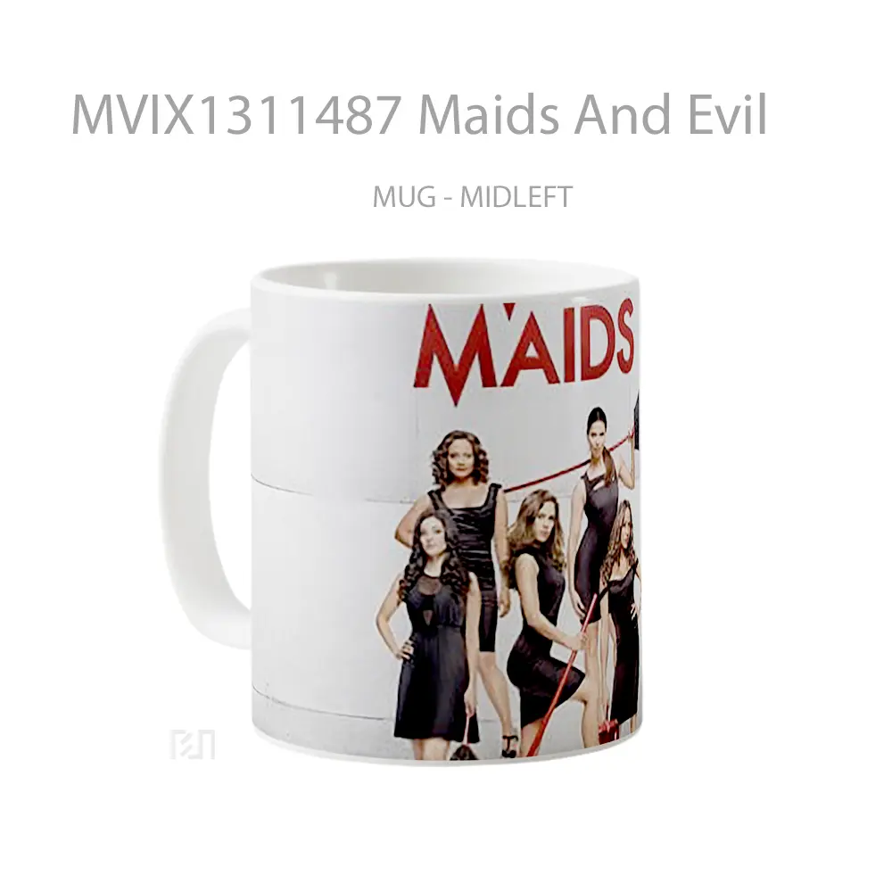 Mug Maids And Evil Gelas Keramik Unik - All-side / Desain