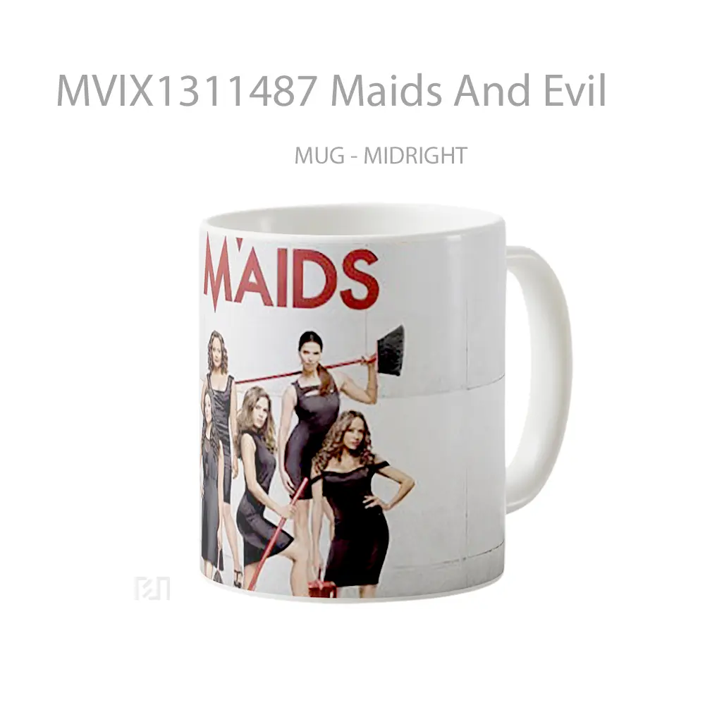 Mug Maids And Evil Gelas Keramik Unik - All-side / Desain