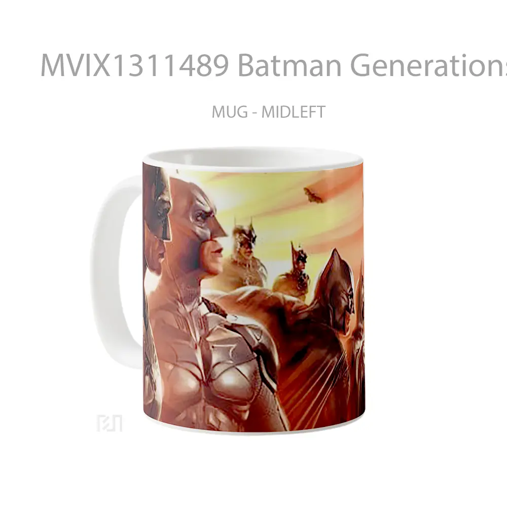 Mug Batman Generations Gelas Superhero - All-side / Desain