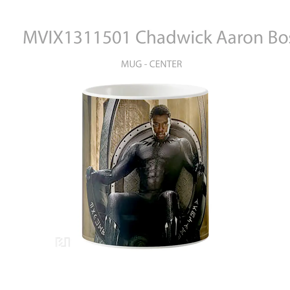 Mug Chadwick Aaron Boseman Black Panther Gelas Superhero
