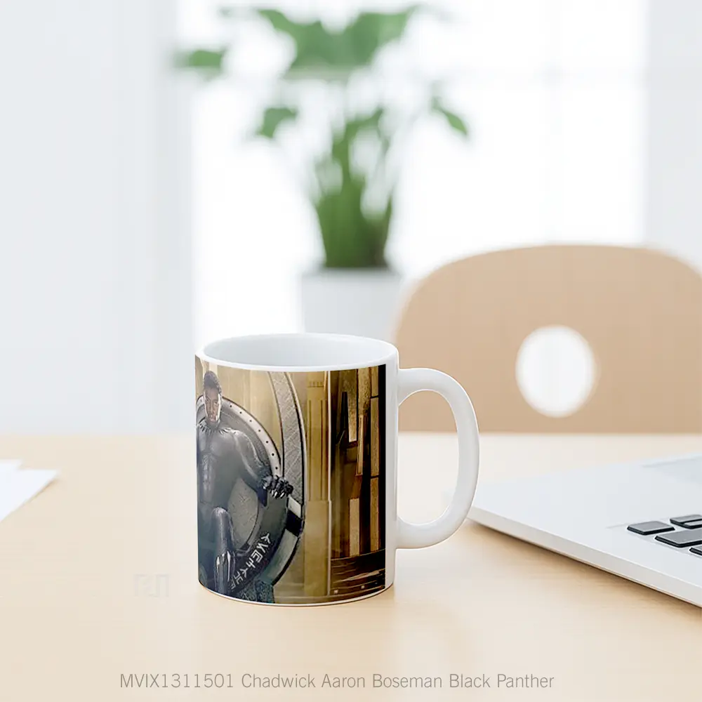 Mug Chadwick Aaron Boseman Black Panther Gelas Superhero - All-side / Desain