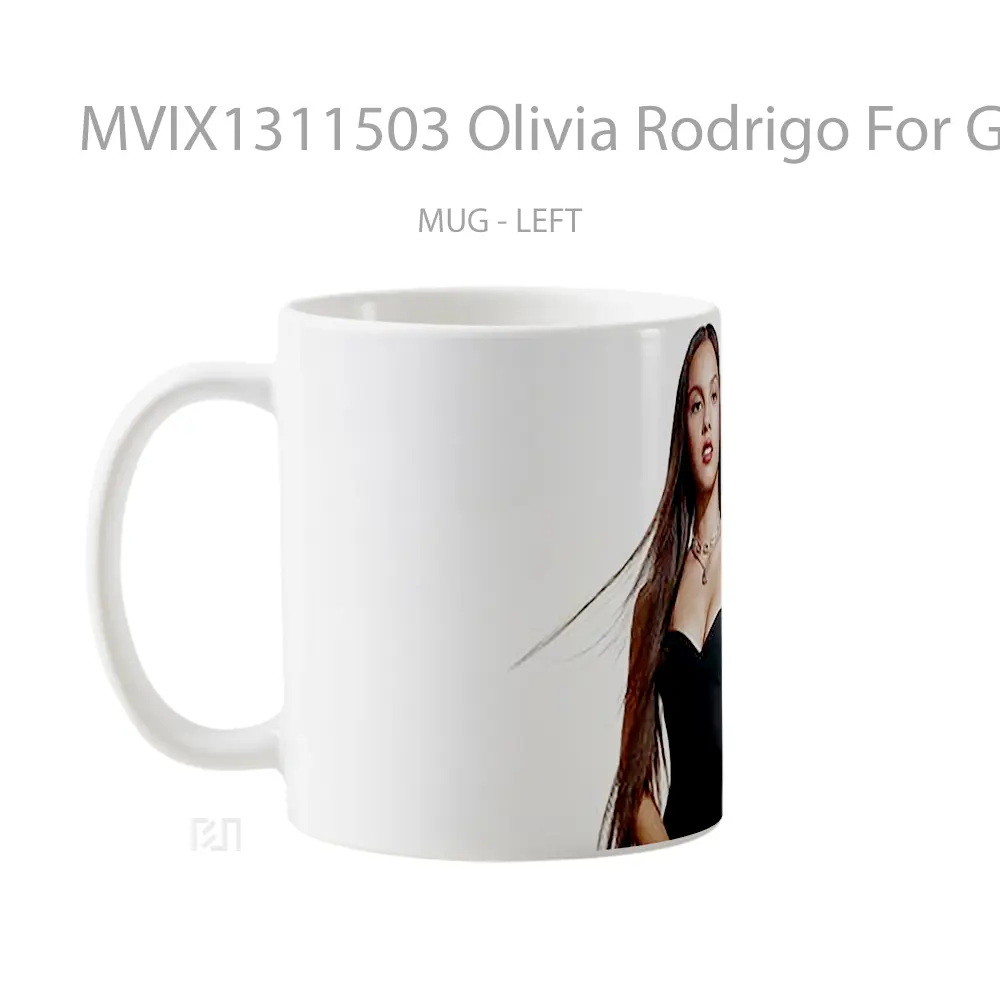 Mug Olivia Rodrigo For Gq Magazine Gelas Selebriti - All-side / Desain