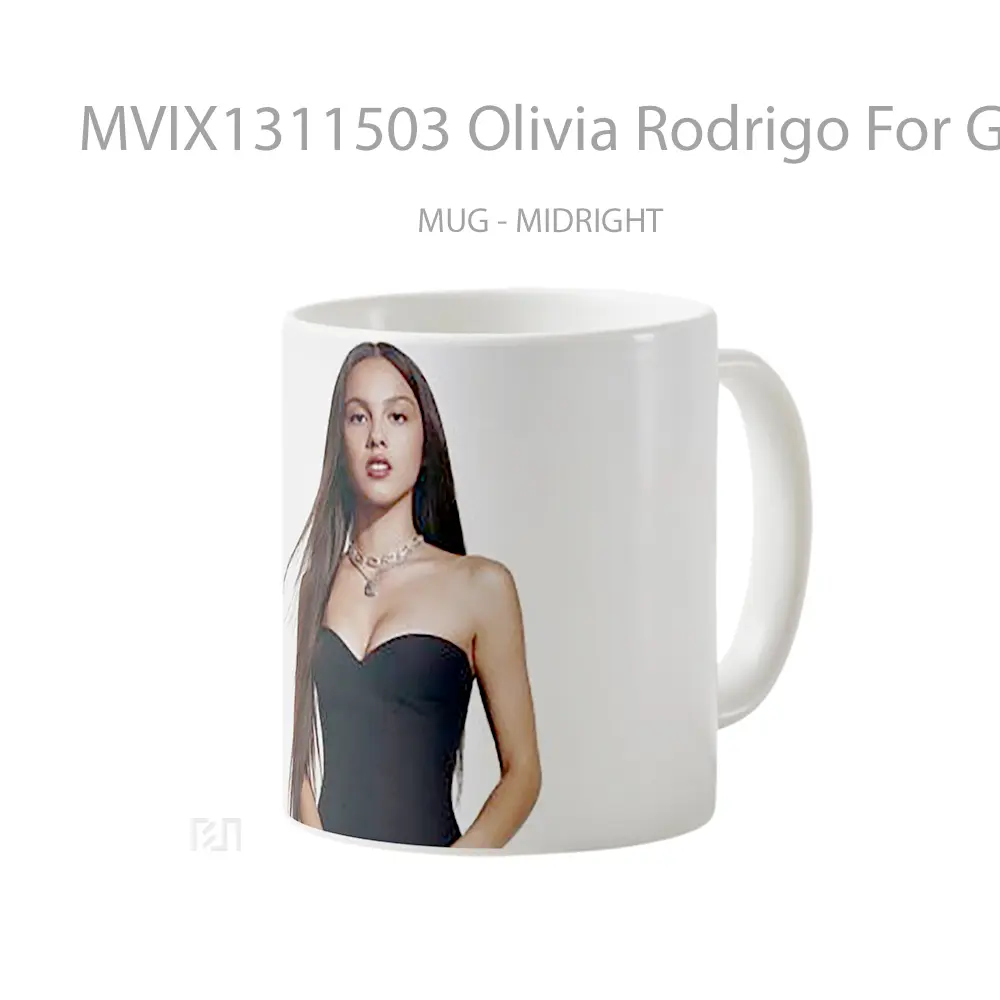 Mug Olivia Rodrigo For Gq Magazine Gelas Selebriti - All-side / Desain