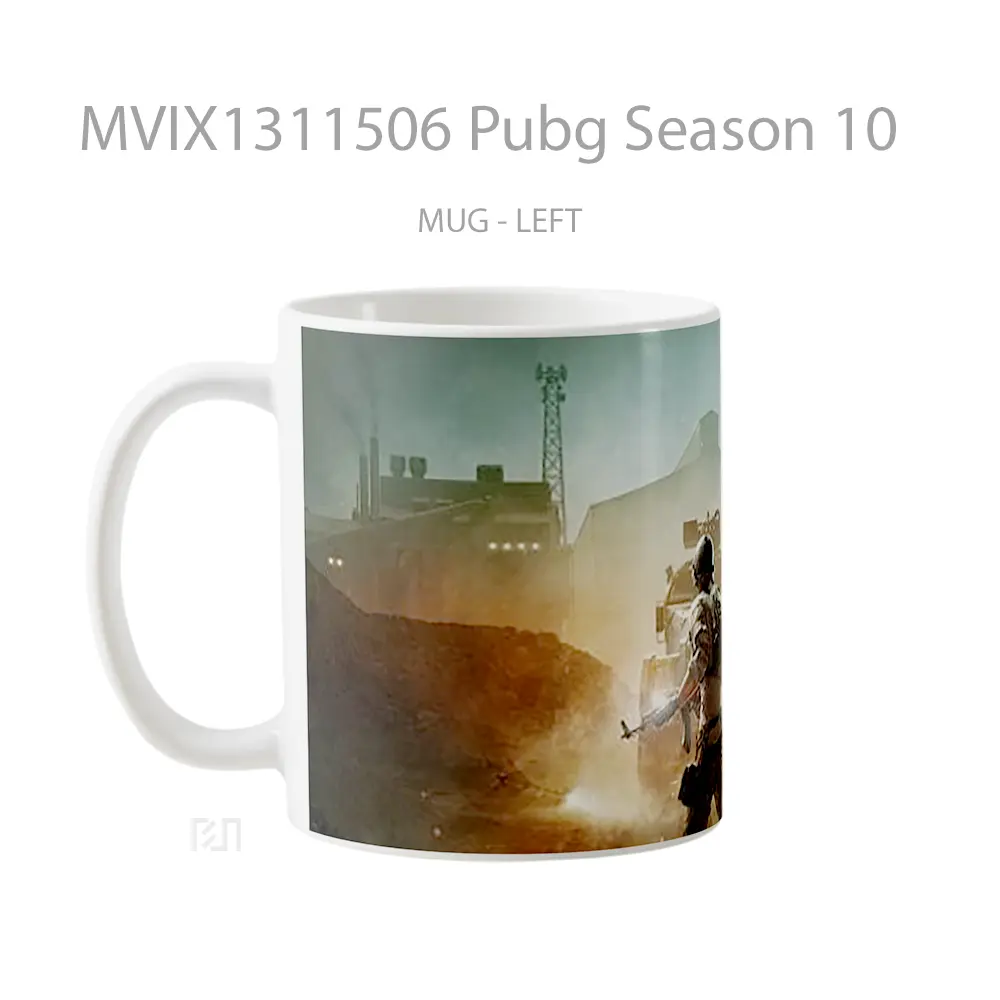 Mug Pubg Season 10 Cangkir Gamer - All-side / Desain