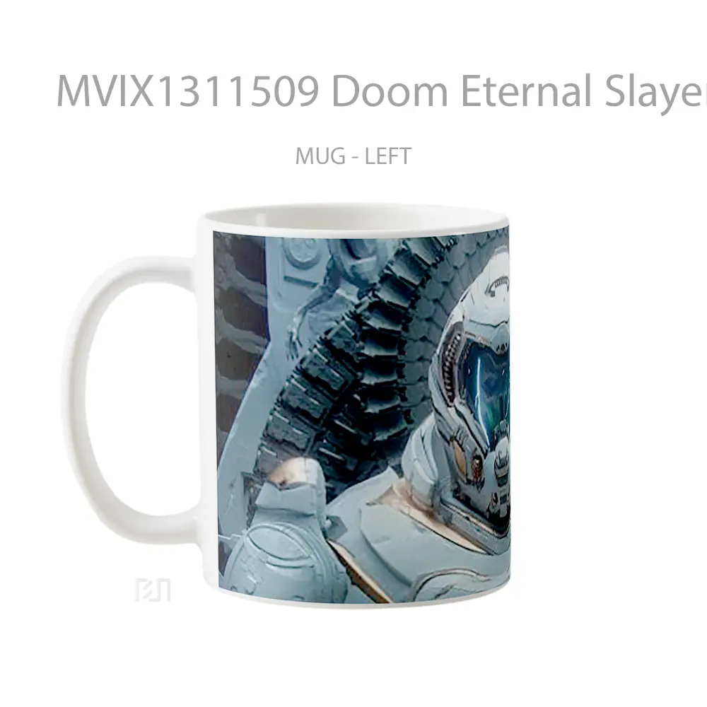 Mug Doom Eternal Slayer Gelas Keramik Unik - All-side / Desain