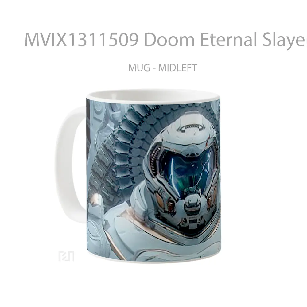 Mug Doom Eternal Slayer Gelas Keramik Unik - All-side / Desain