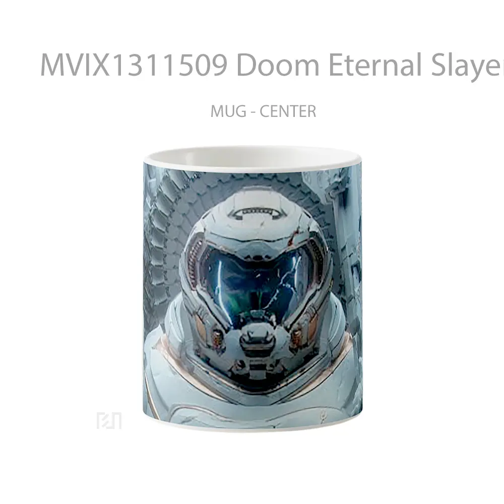 Mug Doom Eternal Slayer Gelas Keramik Unik