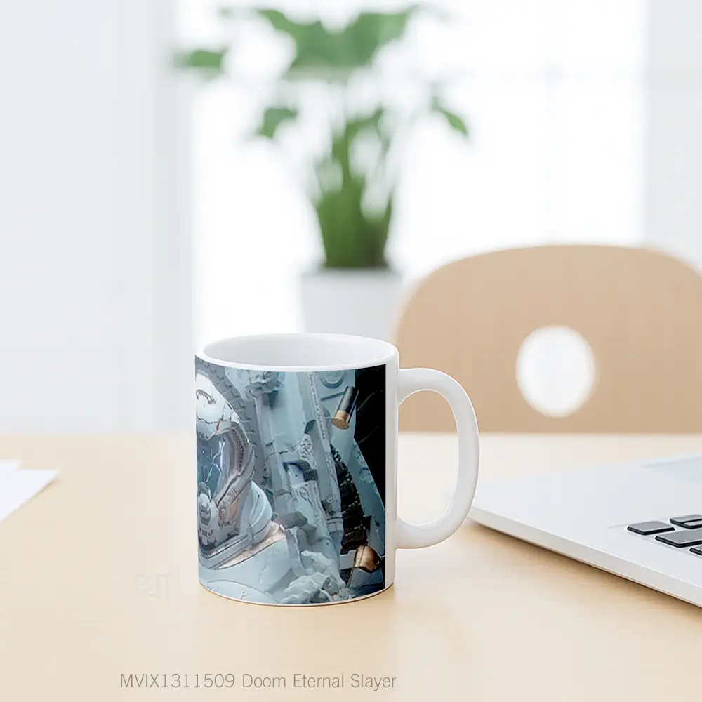Mug Doom Eternal Slayer Gelas Keramik Unik - All-side / Desain