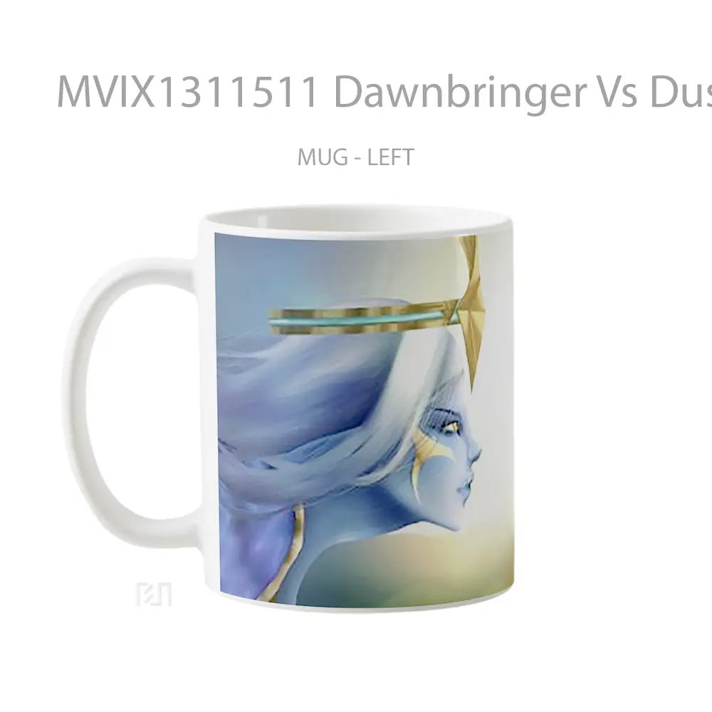 Mug Dawnbringer Vs Duskbringer Soraka League Of Legends Cangkir Gamer - All-side / Desain