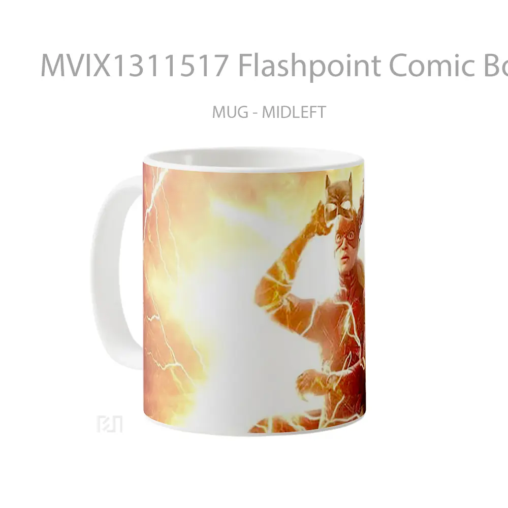 Mug Flashpoint Comic Book Series Gelas Keramik Unik - All-side / Desain