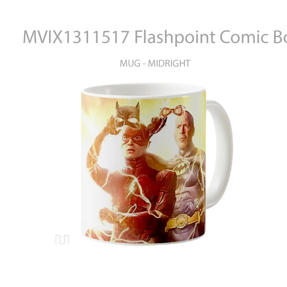 Mug Flashpoint Comic Book Series Gelas Keramik Unik - All-side / Desain
