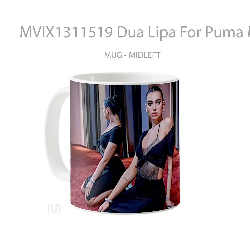 Mug Dua Lipa For Puma Mayze Mayu Gelas Selebriti - All-side / Desain