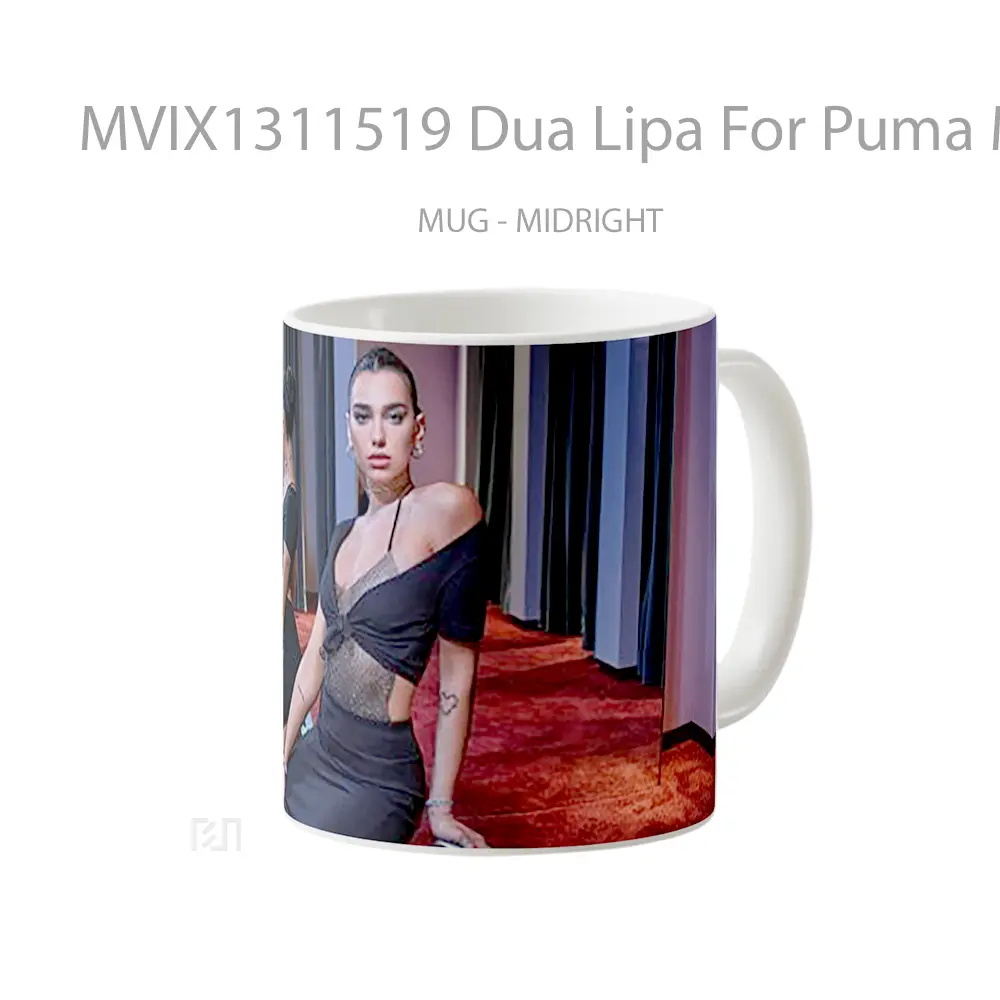 Mug Dua Lipa For Puma Mayze Mayu Gelas Selebriti - All-side / Desain