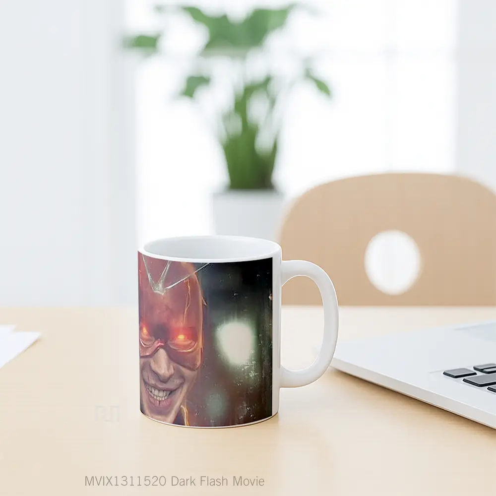 Mug Dark Flash Movie Gelas Superhero - All-side / Desain