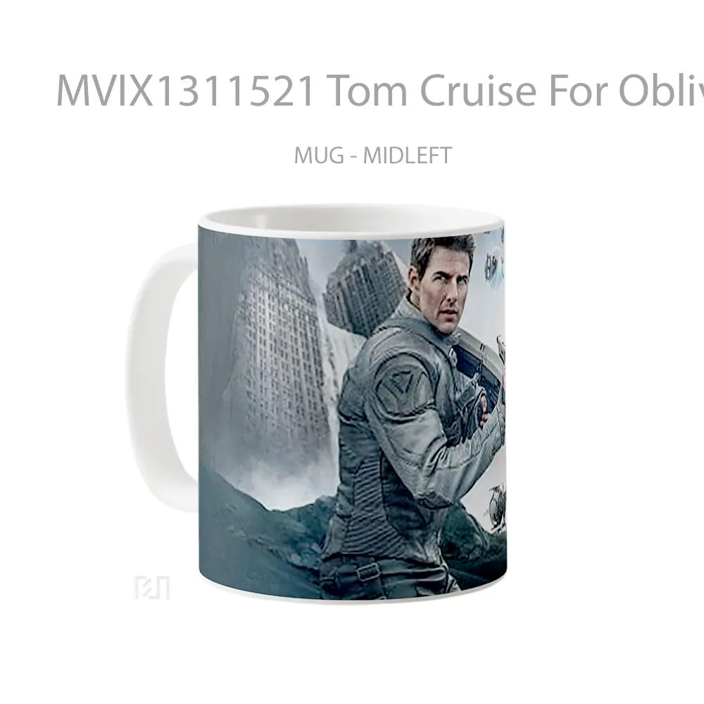 Mug Tom Cruise For Oblivion Gelas Keramik Unik - All-side / Desain