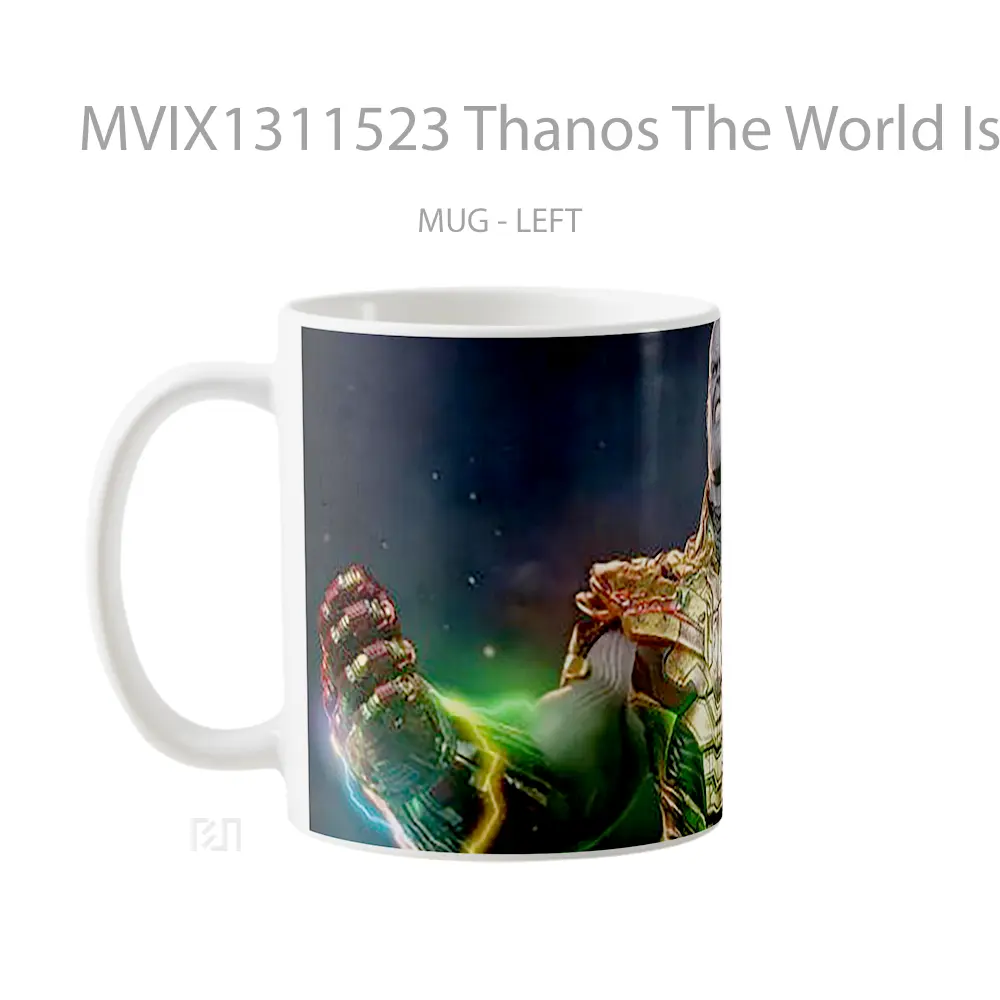 Mug Thanos The World Is Mine Gelas Keramik Unik - All-side / Desain